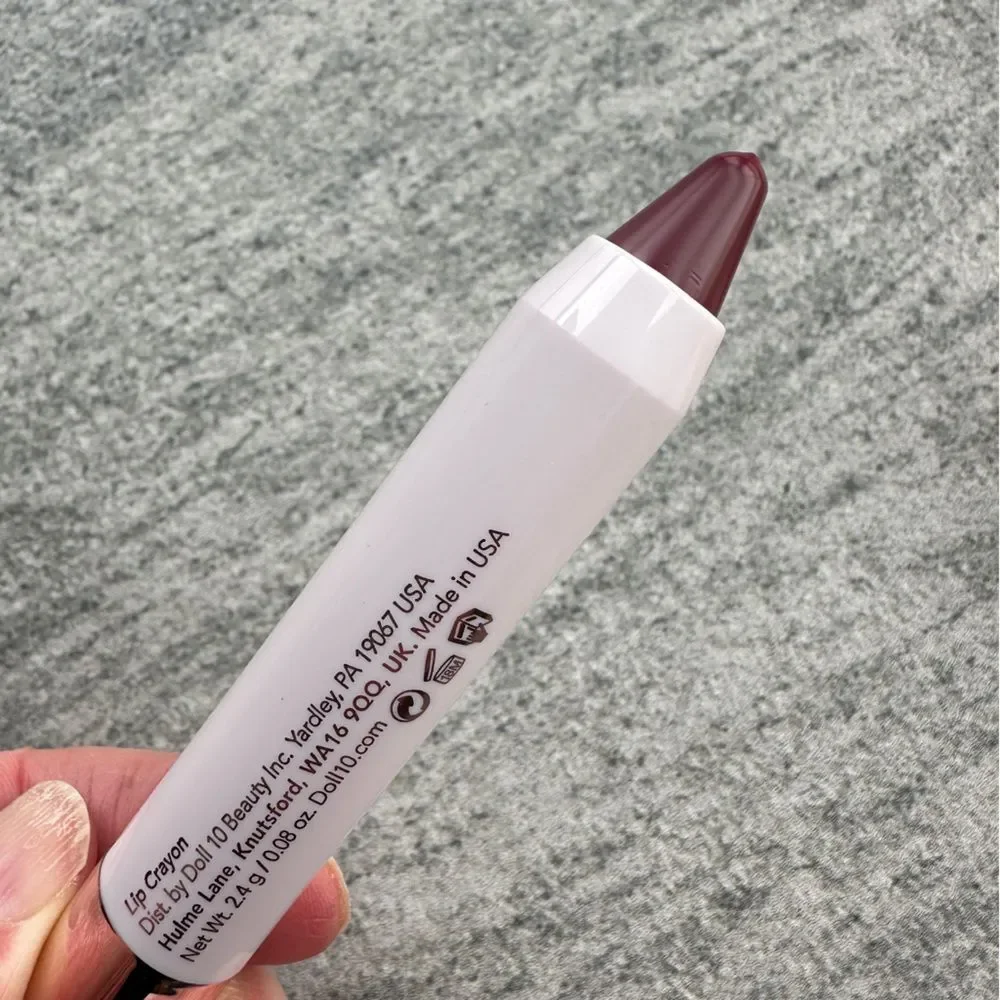 2-pc Doll 10 Lip Crayon Gloss Balm 